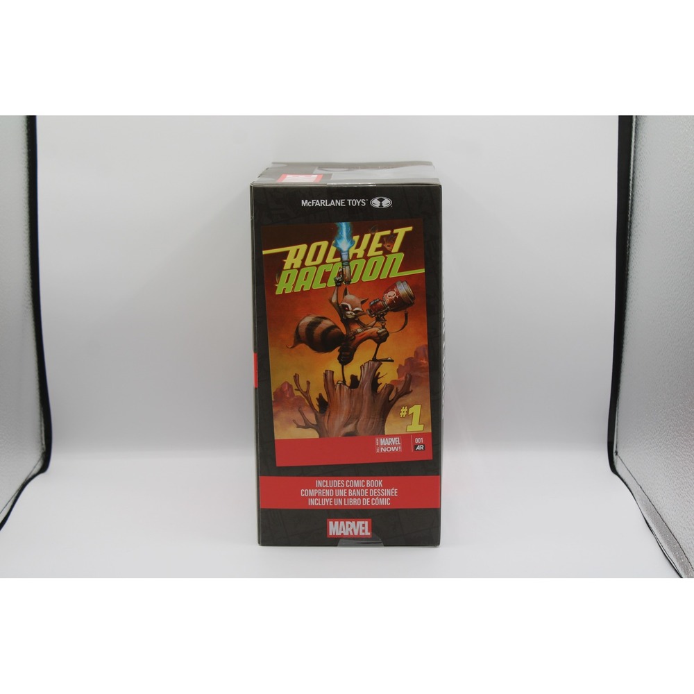 Marvel‎ Rocket Racoon With Comic Book Figure - Picture 4 of 5